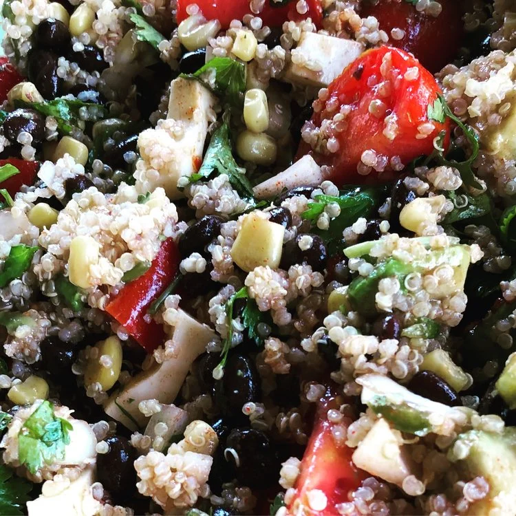 This Summer Fiesta Quinoa Salad is delicious...and healthy! 