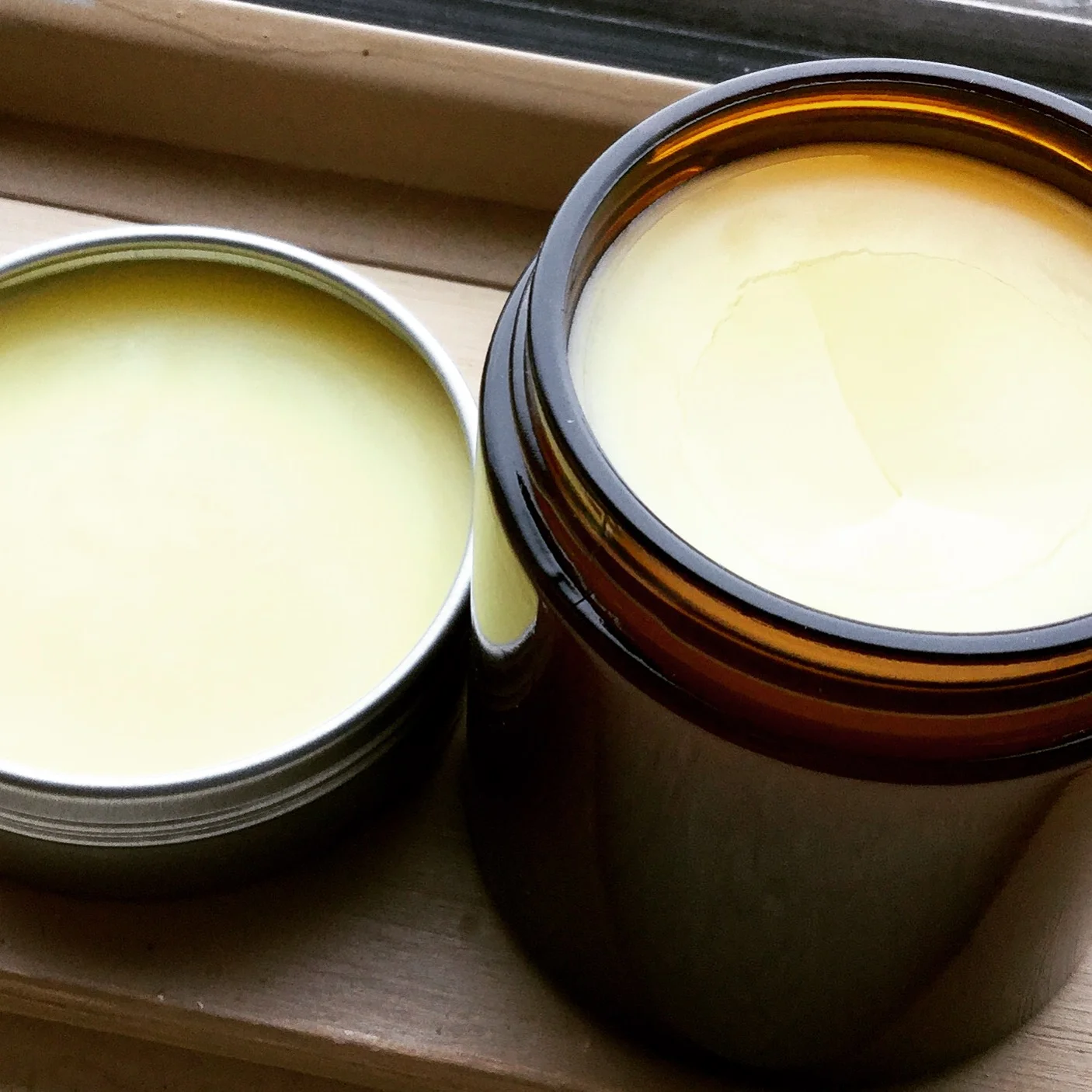 Homemade Vapor Rub Salve helps open the breathing passages.