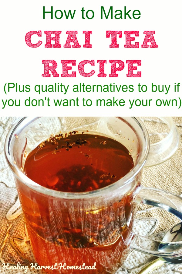 Chai is a traditional spicy Indian tea that is incredibly warming in the cold months. You can make your own tea blend with this recipe, or you can purchase high quality chai and spiced teas from local growers and small family businesses! Find out how to make chai and where you can get it if you don’t want to make it yourself. #teablend #chai #chaitea #howtomake #herbaltea #falltea #fall #warmingtea #healthy #easy #quick #spicy #tea