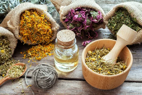 I love my friends, the herbs and essential oils.