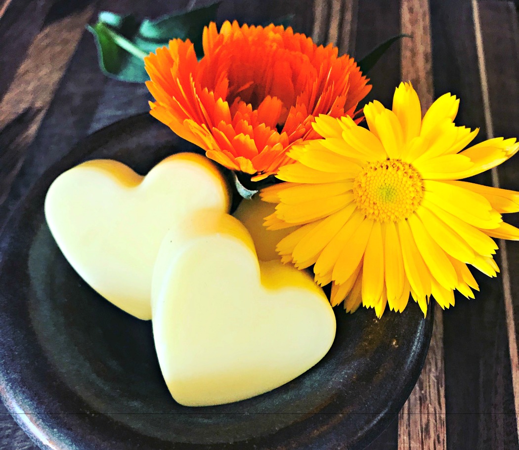 These are hard lotion bars—-just wonderful for very dry and cracked skin.