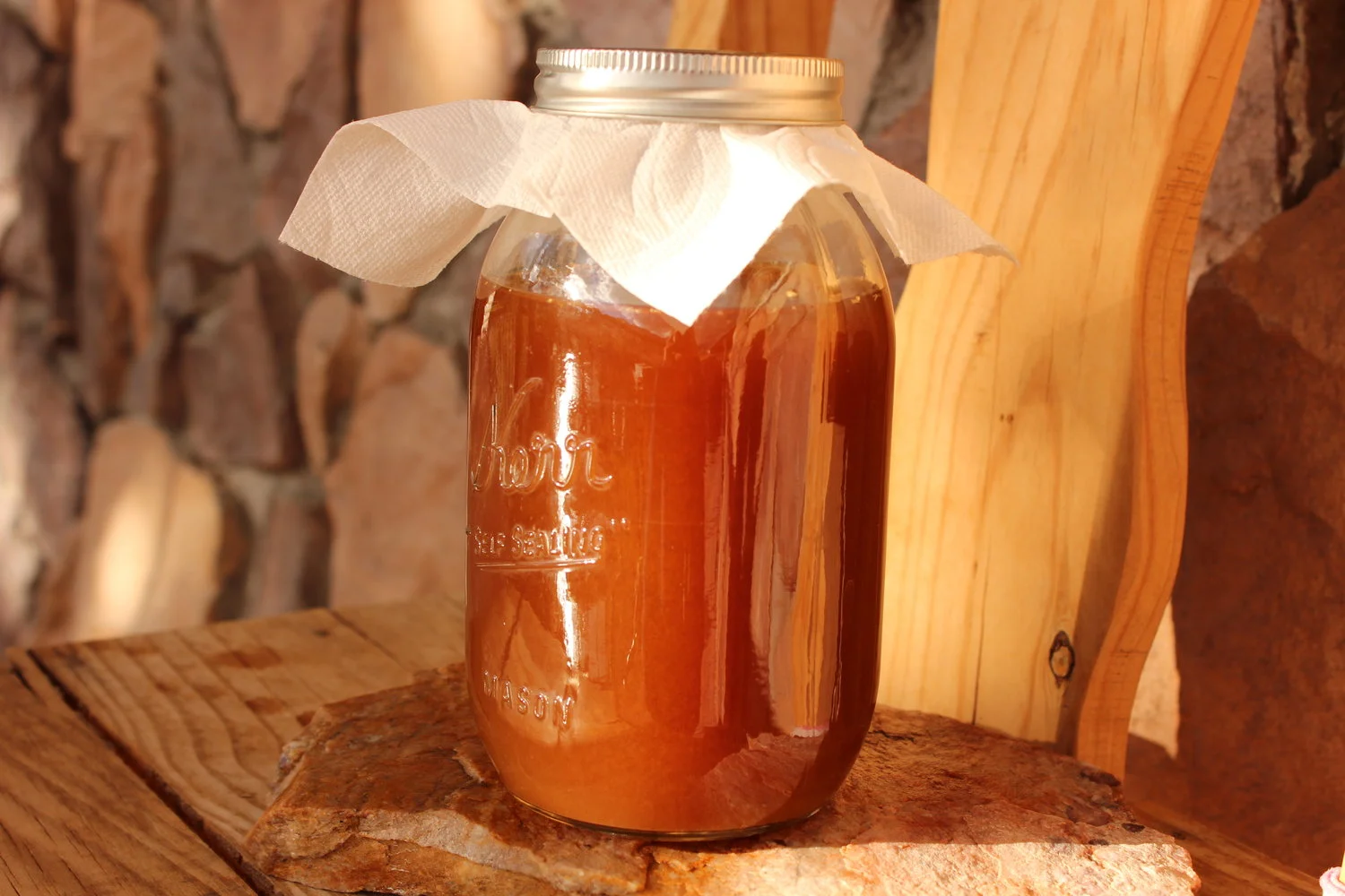 Here is some Fire Cider—-I know it sounds a little scary, but this stuff really works!