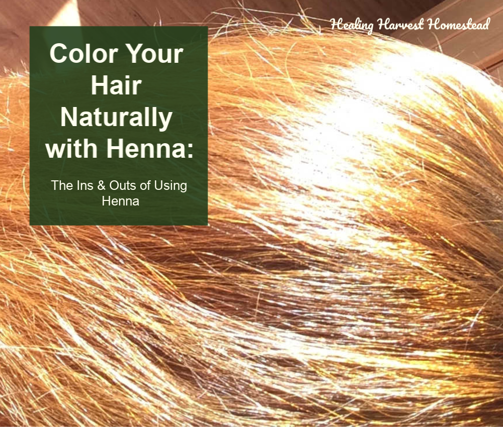 How to Dye Your Hair with Henna & Indigo....Natural, Chemical Free,  Inexpensive, and Beautiful! — All Posts Healing Harvest Homestead