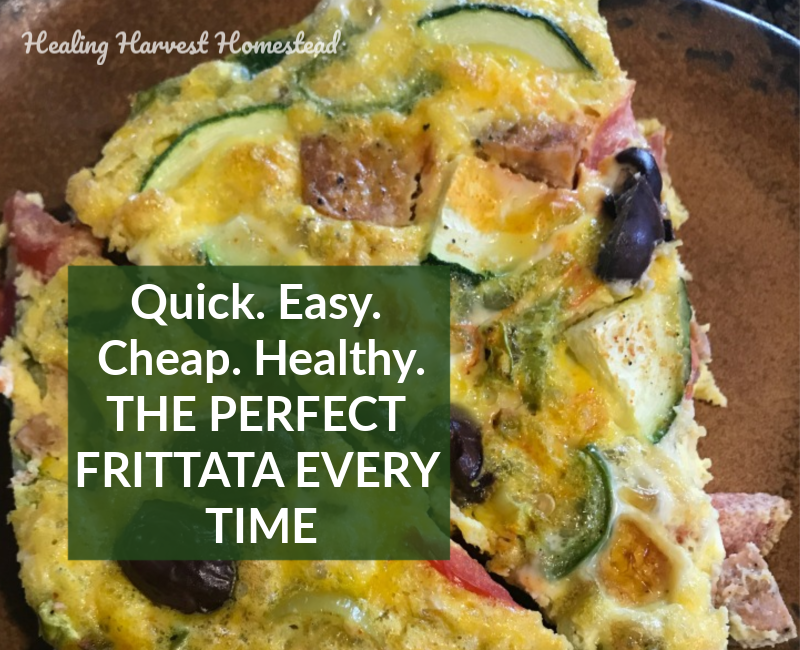 How to Make the Perfect Frittata (Easy, Delicious, Healthy, Great in an Emergency)