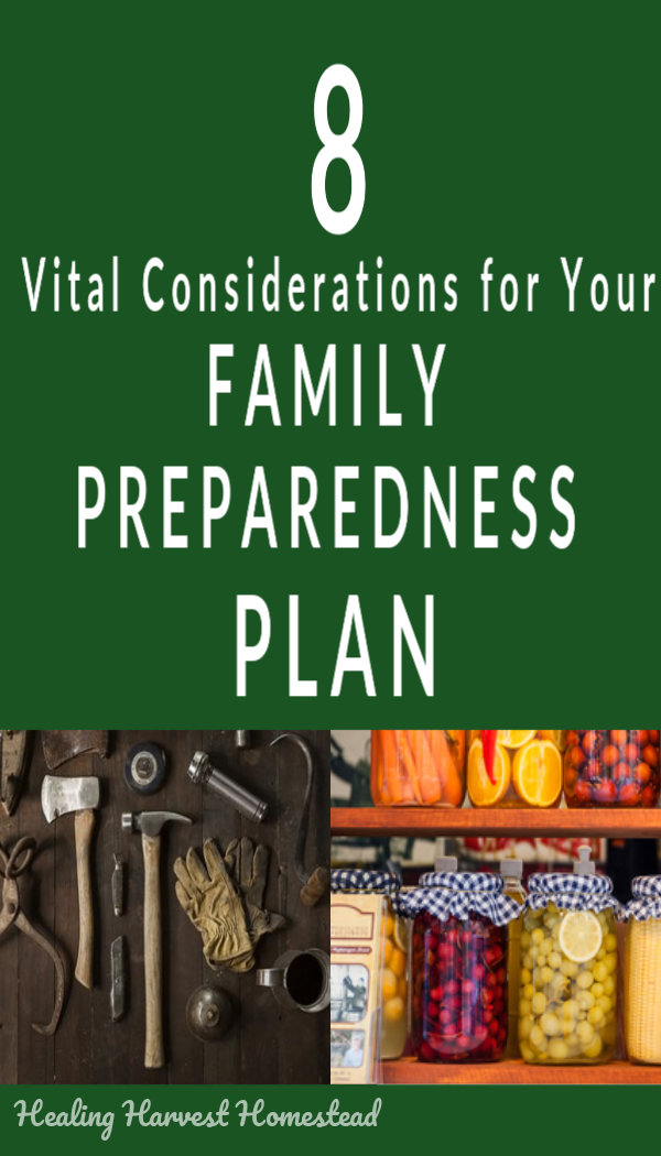 Are you ready if the power goes out for days or even weeks? Could you survive a local natural disaster? Are you counting on government services that may not be there? Here are 8 things to consider as you get ready to survive a potential emergency disaster or calamity, whether it’s widespread or local. Be ready! #survival #disaster #emergency #survive #stayalive #preparedness #howtoprepare #healingharvesthomestead