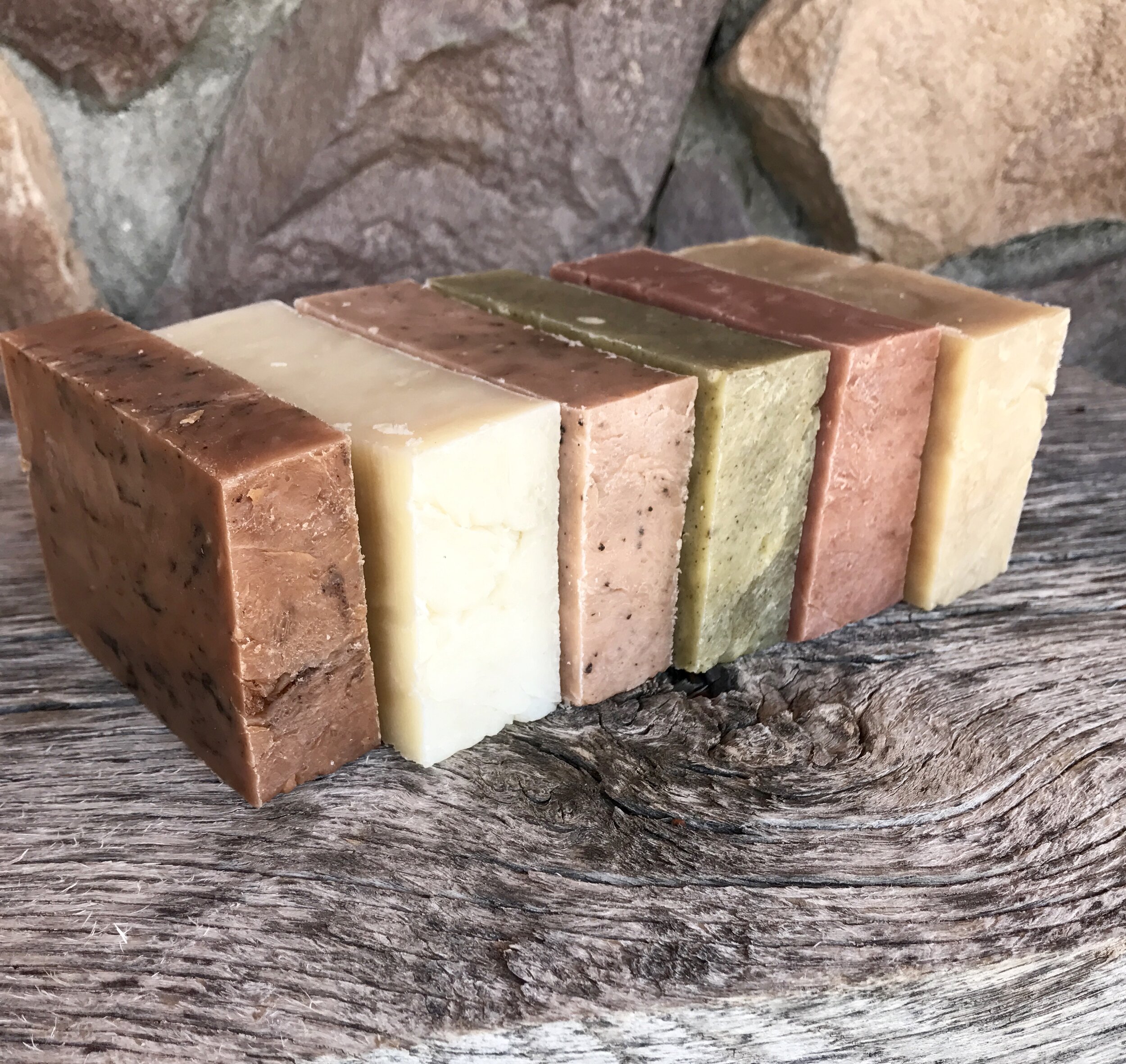 Learn to make all kinds of beautiful, lovely, natural handmade soaps using a variety of herbs, clays, and textures in my online Natural Soap Making course (with focus on the hot process method).