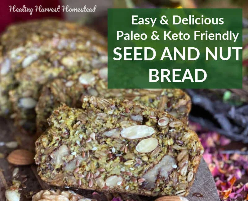 Easy Paleo &amp; Keto Seed and Nut Bread Recipe: This is SO Healthy, AND It's Totally Delicious