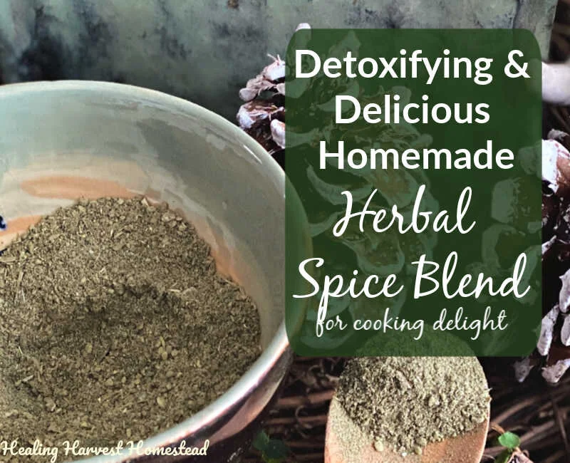 Delicious Detoxifying Homemade Herbal Spice Blend Recipe: A Fast and Easy Detox Wellness Blend (Nettles, Milk Thistle, and Herbs for Liver Health)