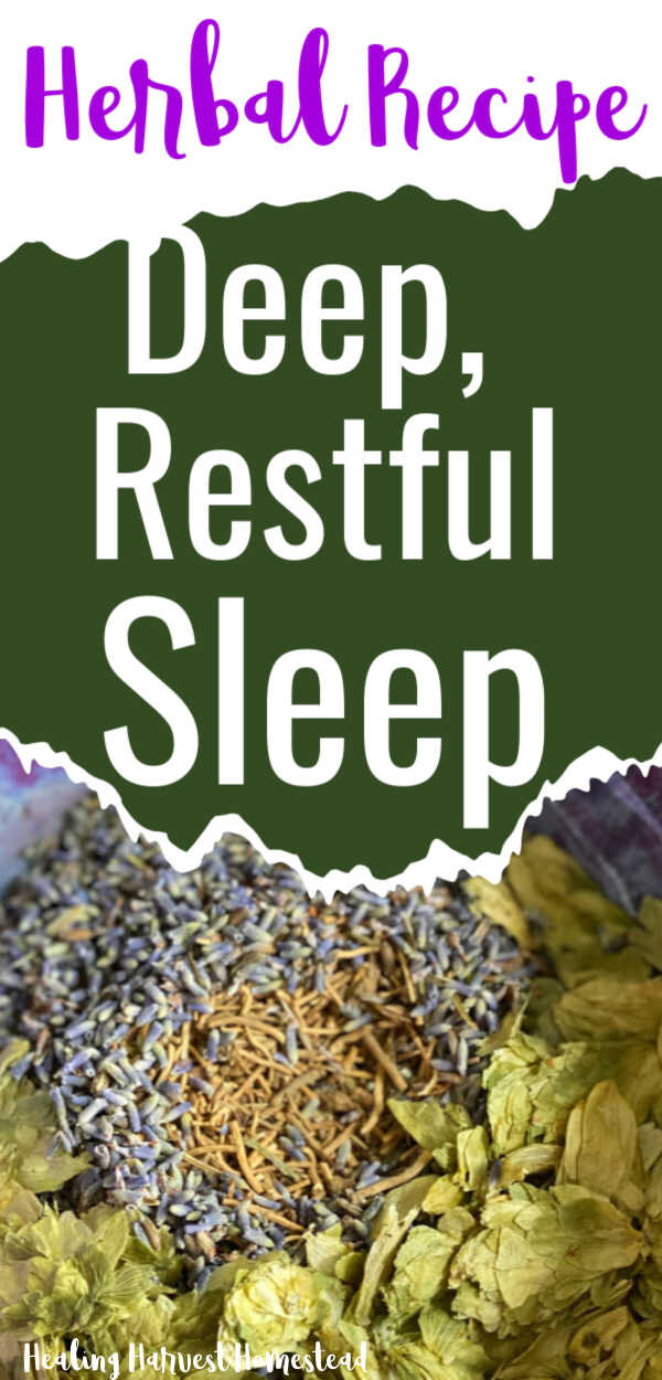 You need a restful, good night’s sleep to be your best and look beautiful! Here are scientifically studied herbs that can help you get that restful sleep you’ve dreamed of! This herbal remedy and recipe blend is easy to make, and best of all, it works! #sleep #beauty #cant #tips #herbsfor #essentialoilsfor #howto #goodnight #healingharvesthomestead #herbalremedy #herbalist #naturalremedy