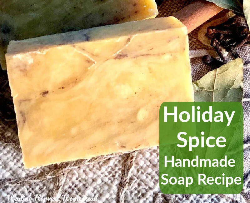 How to Make Holiday Spice Hot Process Soap Recipe (Natural and PERFECT for ALL the Holidays!)