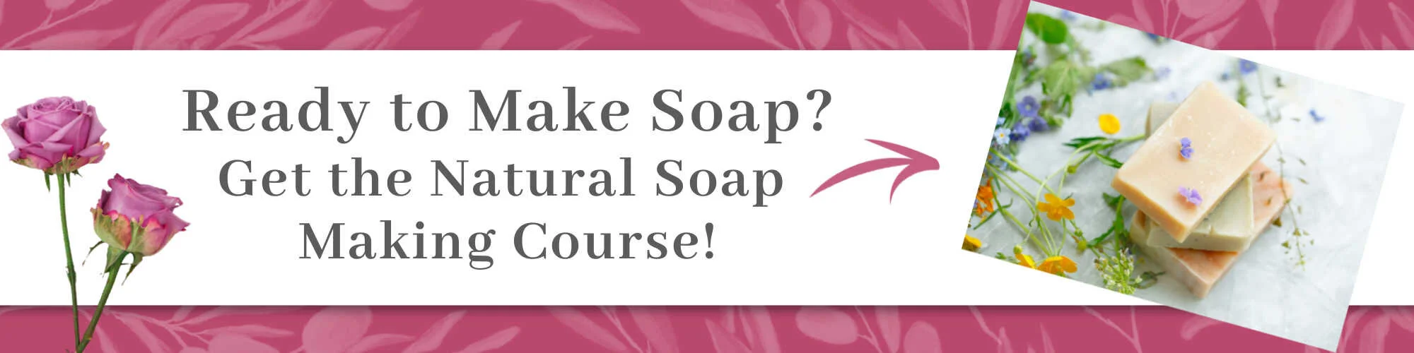 Learn how to make hot process soap!  Click for more information,  and  get started today!