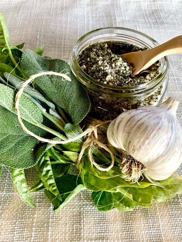 How to Preserve Herbs in Salt Two Ways, Featuring Basil Infused Salt Recipe