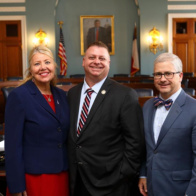 Last week I got to visit with two of my good friends in Congress. It was great to get their perspectives on tax reform, the week that was and disaster relief. Thanks @replesko and @reppatrickmchenry for your leadership and friendship!
