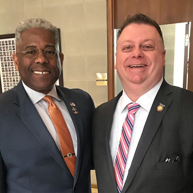 Great visit today with an American Hero, Lt. Col. Allen West!