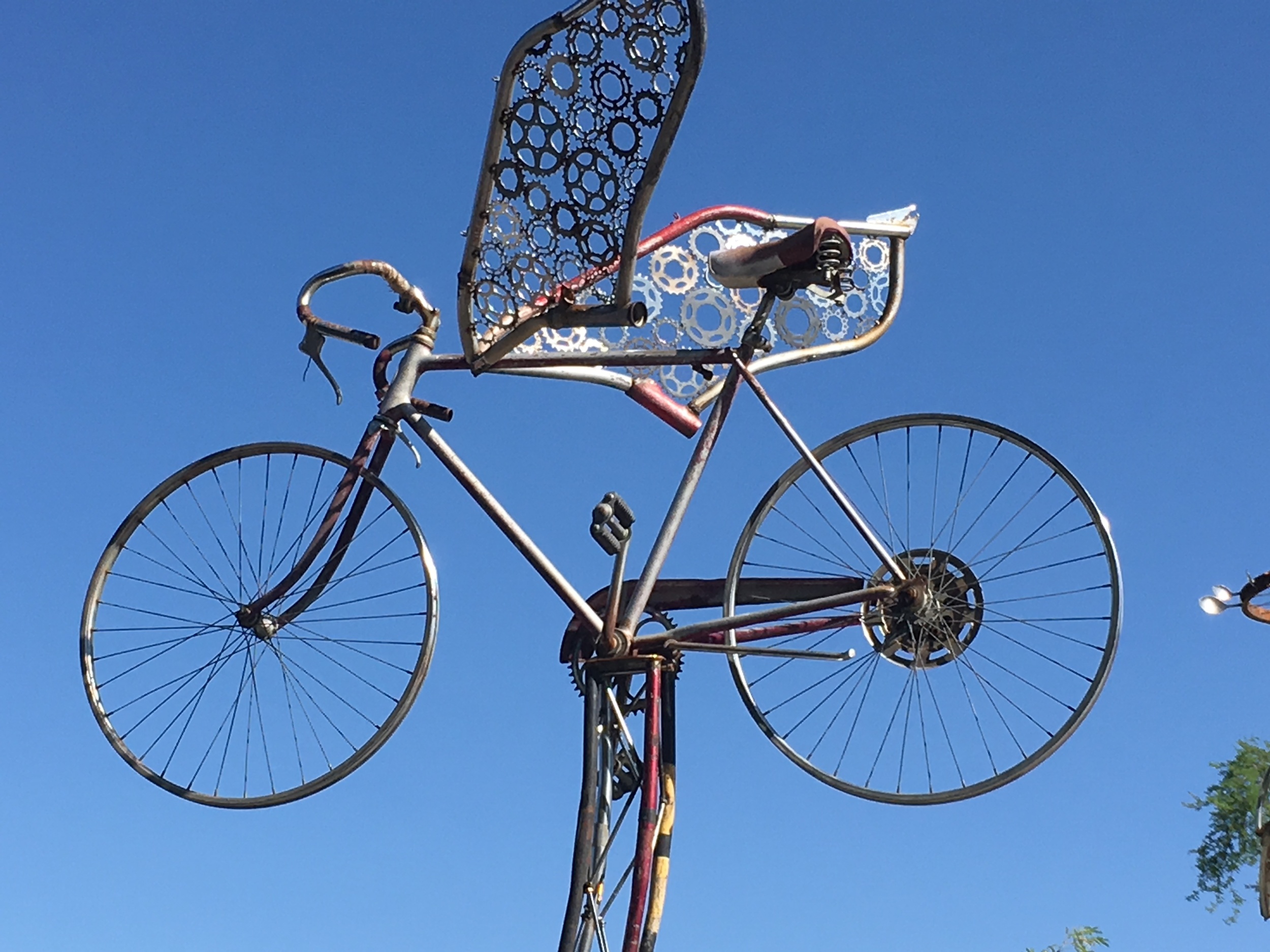 BICAS, the Bicycle Inter-Community Art & Salvage center, is in an old warehouse in the neighborhood.