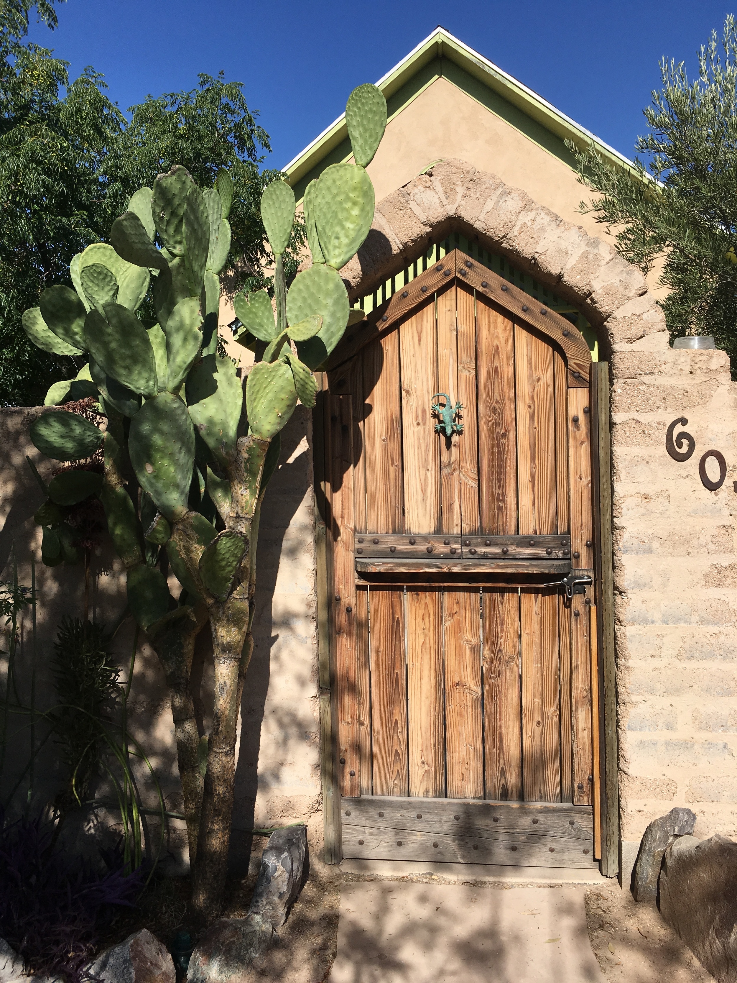 A gate on a DS home. The neighborhood has always been diverse, with Hispanics, Anglos, Chinese and Yaquis among its early residents. The Paul Dunbar Colored School, as it was then known, opened in 1918 and the neighborhood was home to many African-American families. Dunbar was the city's first and only segregated school, according to the Dunbar School Project, which is dedicated to sharing the history and culture of African-Americans. When official public-school segregation ended, Dunbar became John Spring Junior High until it closed in 1978.