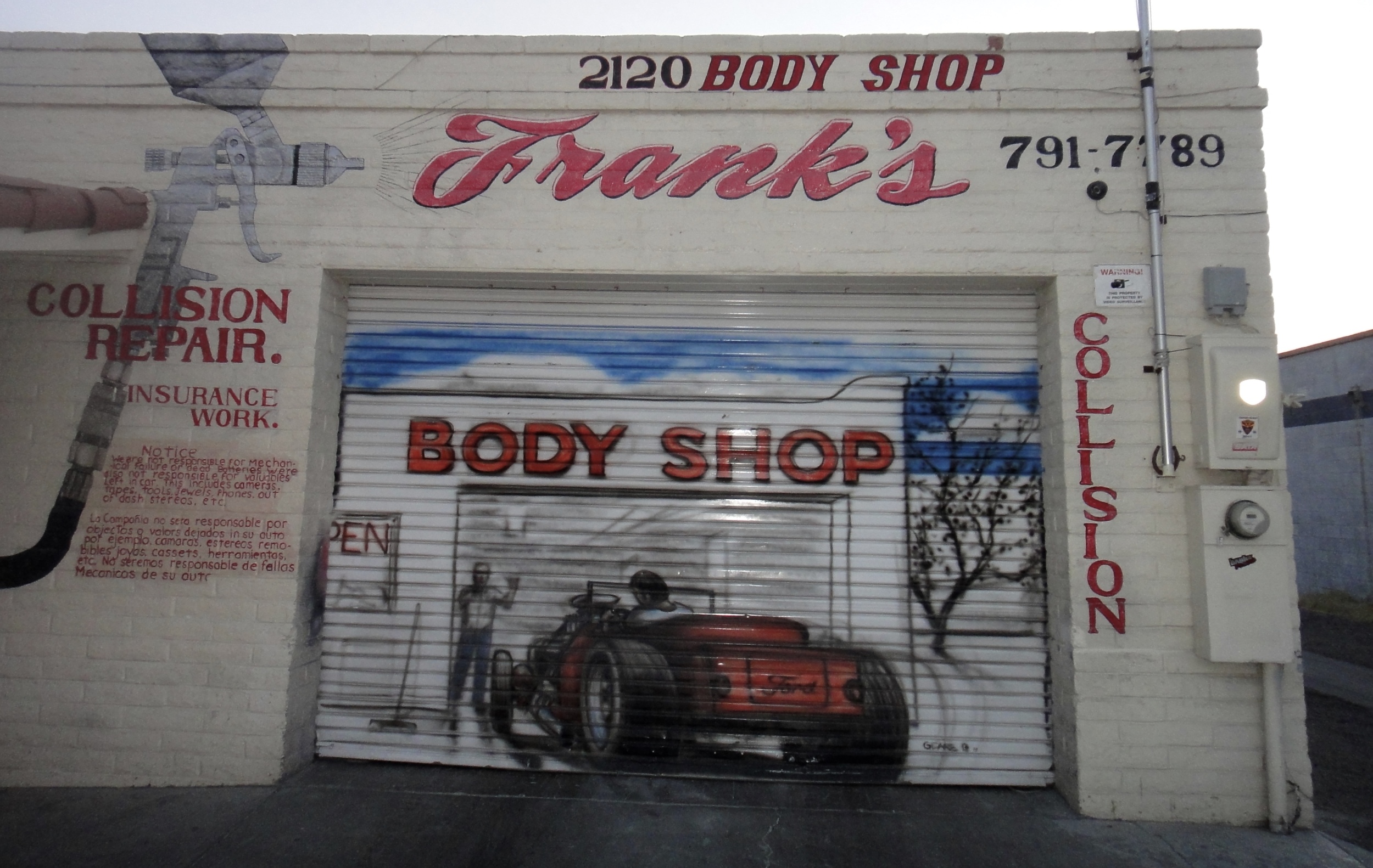 South Tucson is the land of auto repair shops -- radiators, tires, paint jobs, body works, you name it.