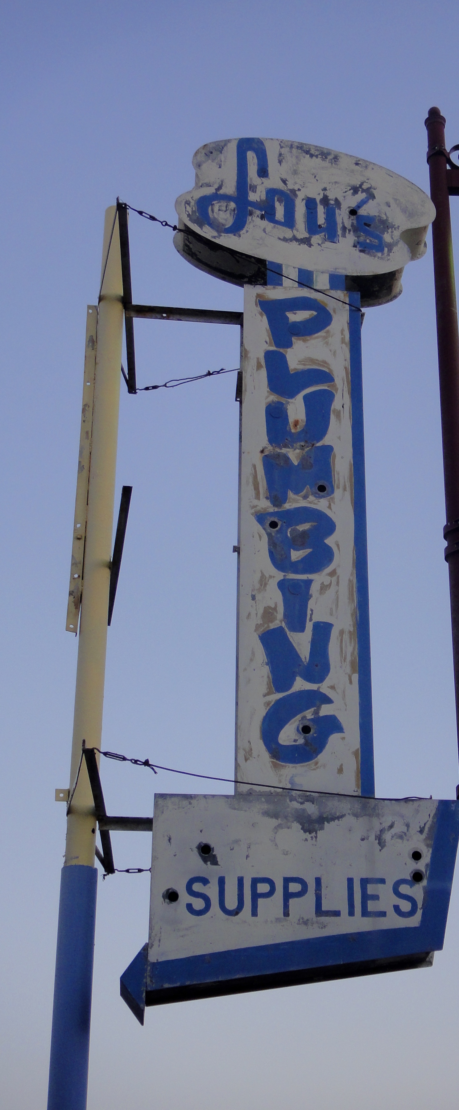 This defunct store on South Fourth Avenue used to be the place to get plumbing parts for old houses. Who was Lou? Please share if you know the story.