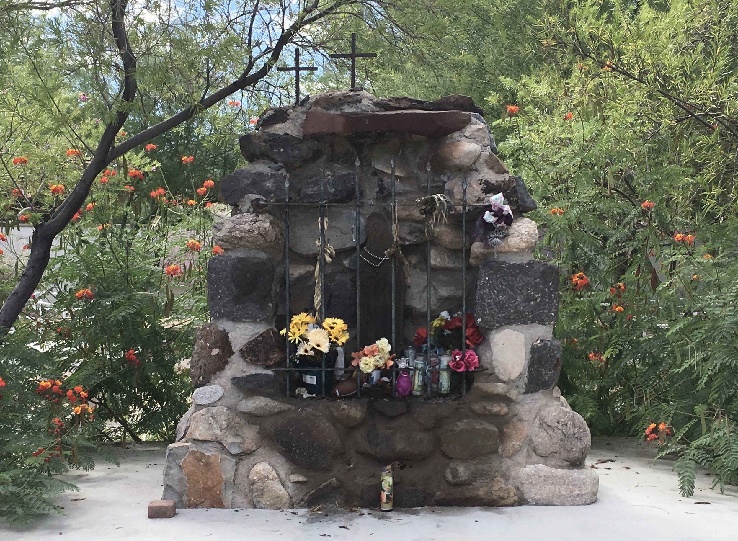 The shrine at Mendoza park