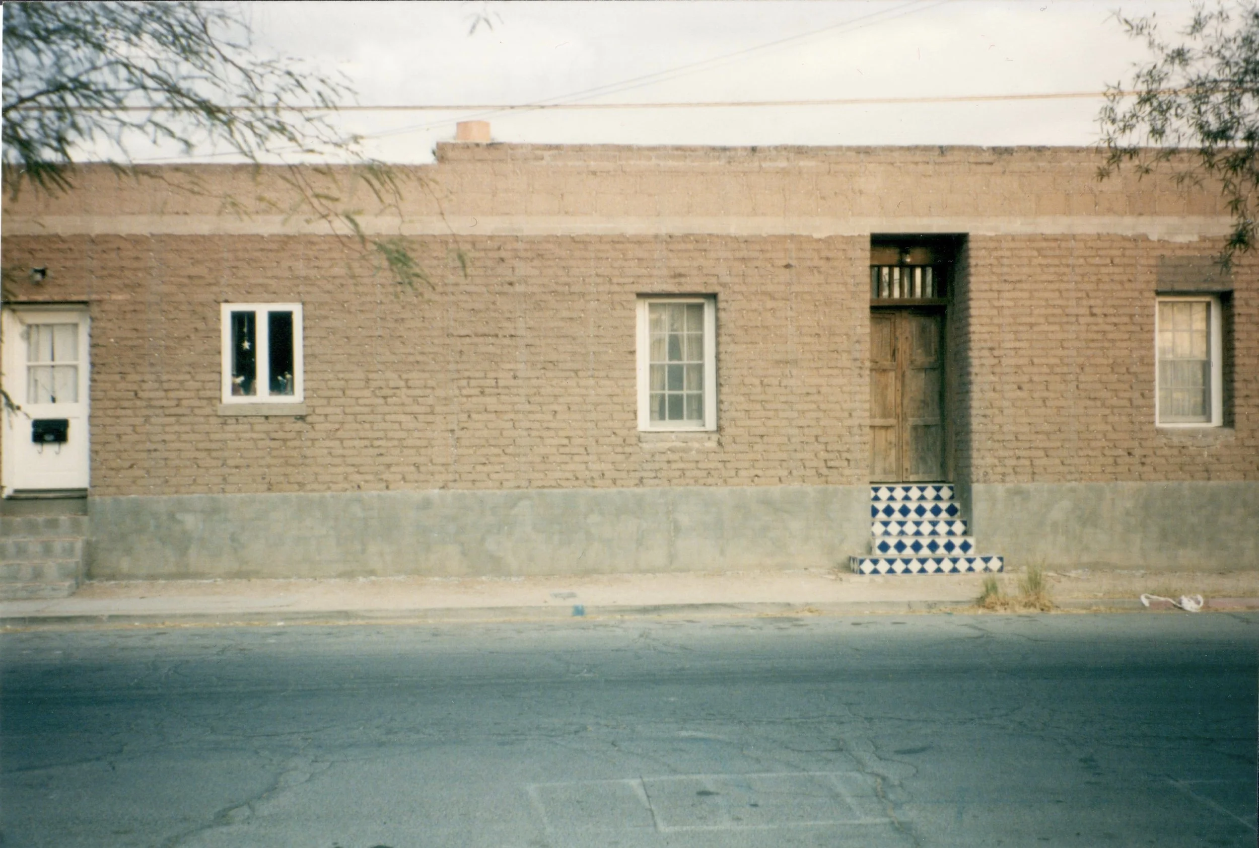 413 S. Convent, pre-plaster, on Dec. 31, 1999. This house was built in 1981.