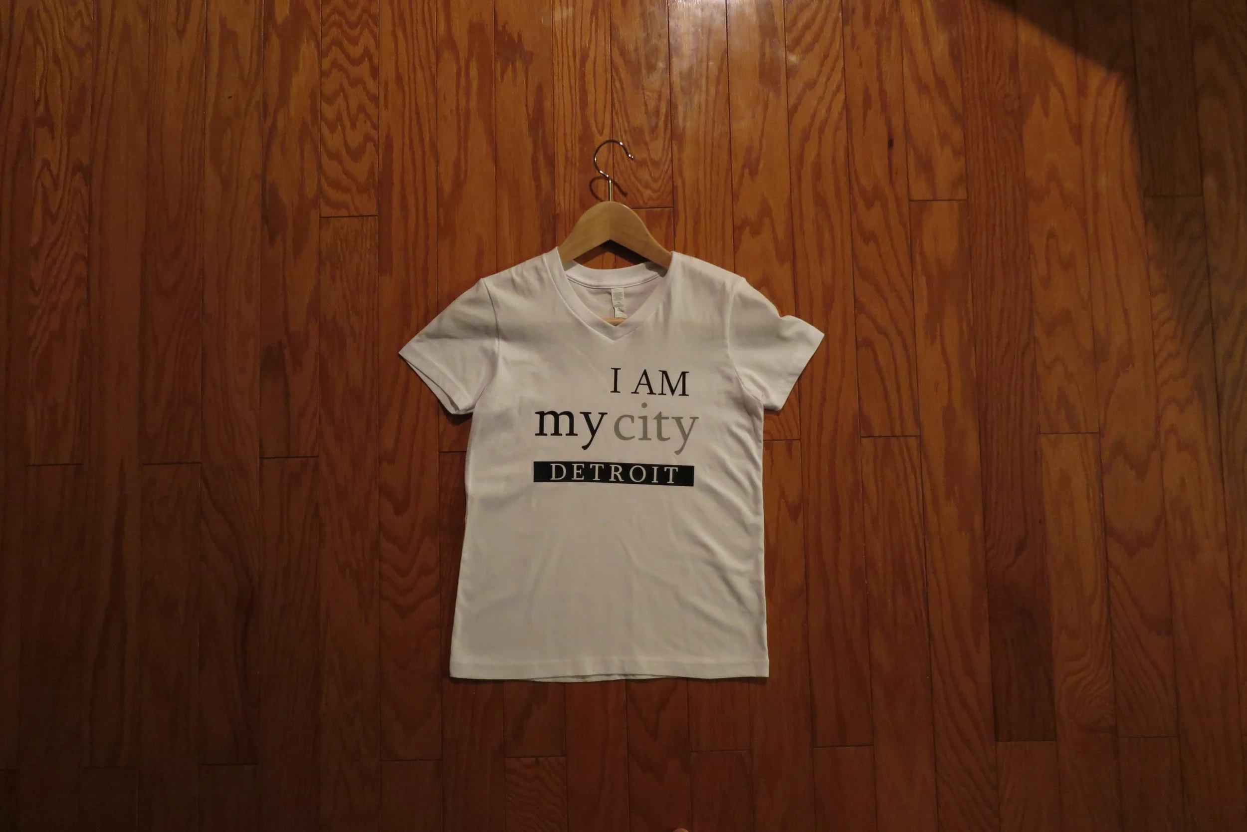 I.M.C Solid White Kids V Neck Shirt 