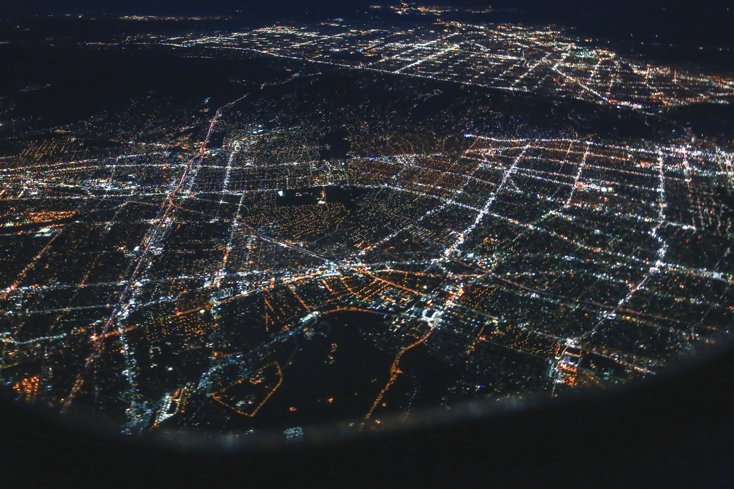Views of LA from the fight home.