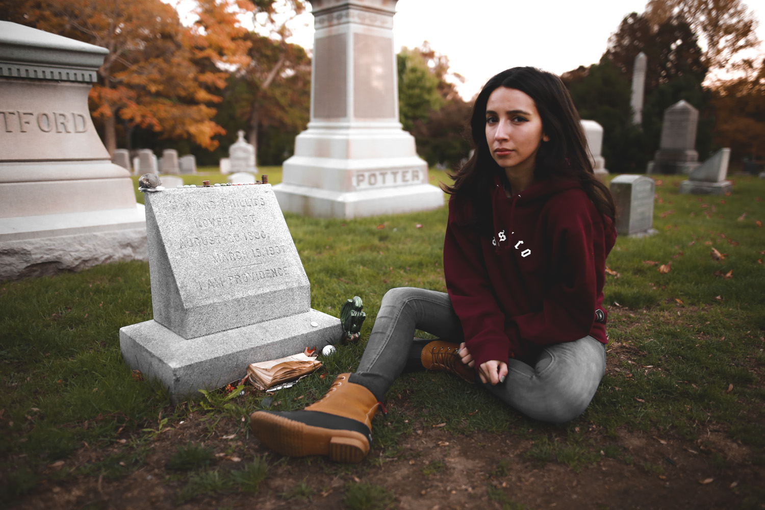 H.P. Lovecraft w/ Michelle.