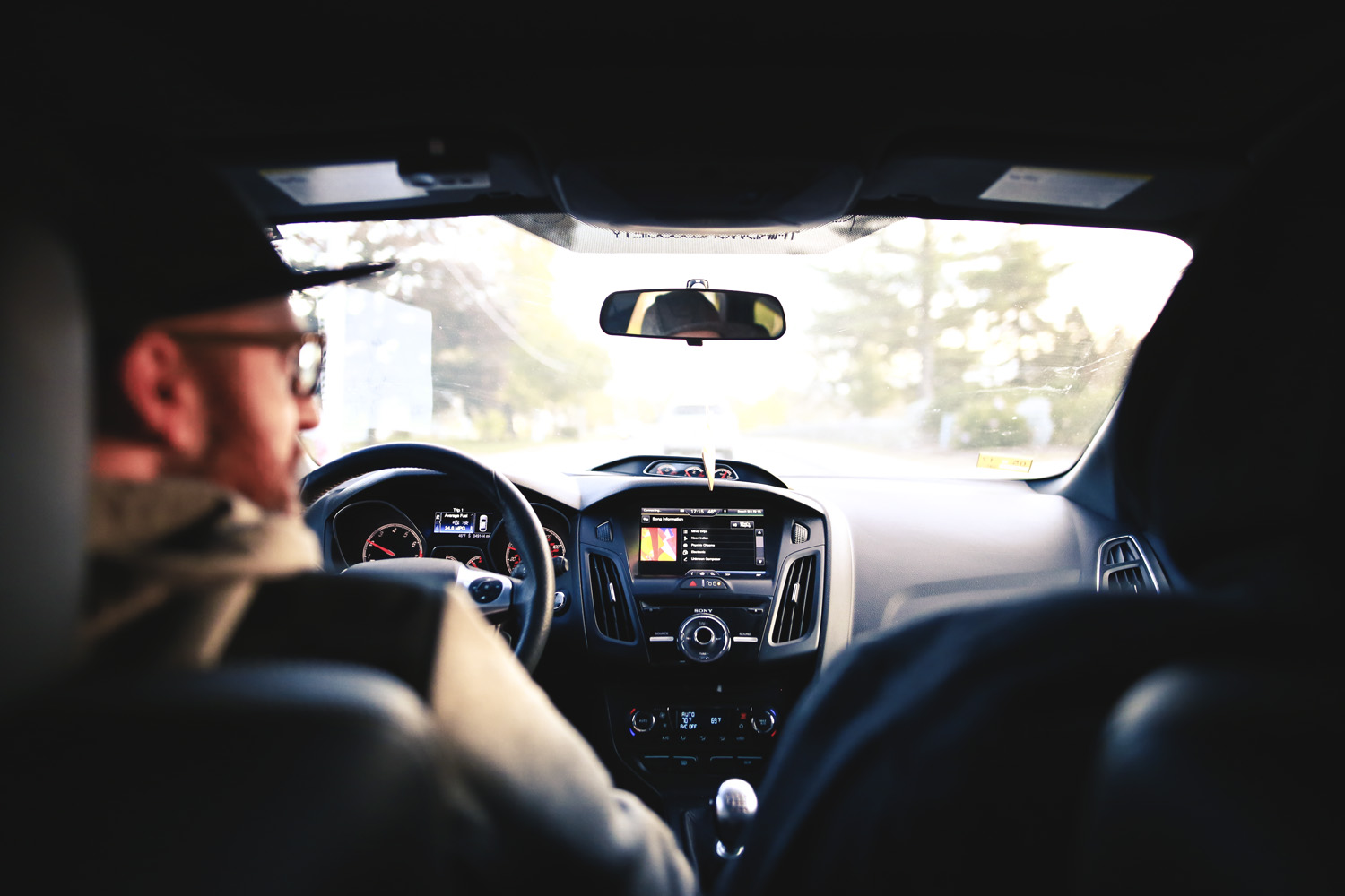 Life in the backseat. Cruising around Westerly with Brian & Mike one afternoon.
