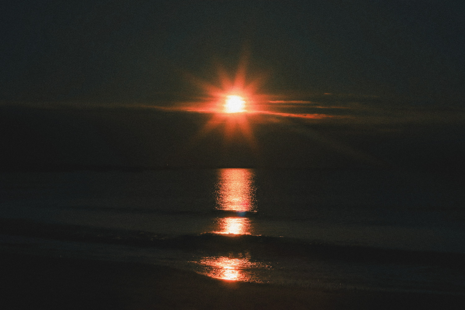 Old photo. New Edit. Summer Sunrise. Really missing that warm weather and salt water.