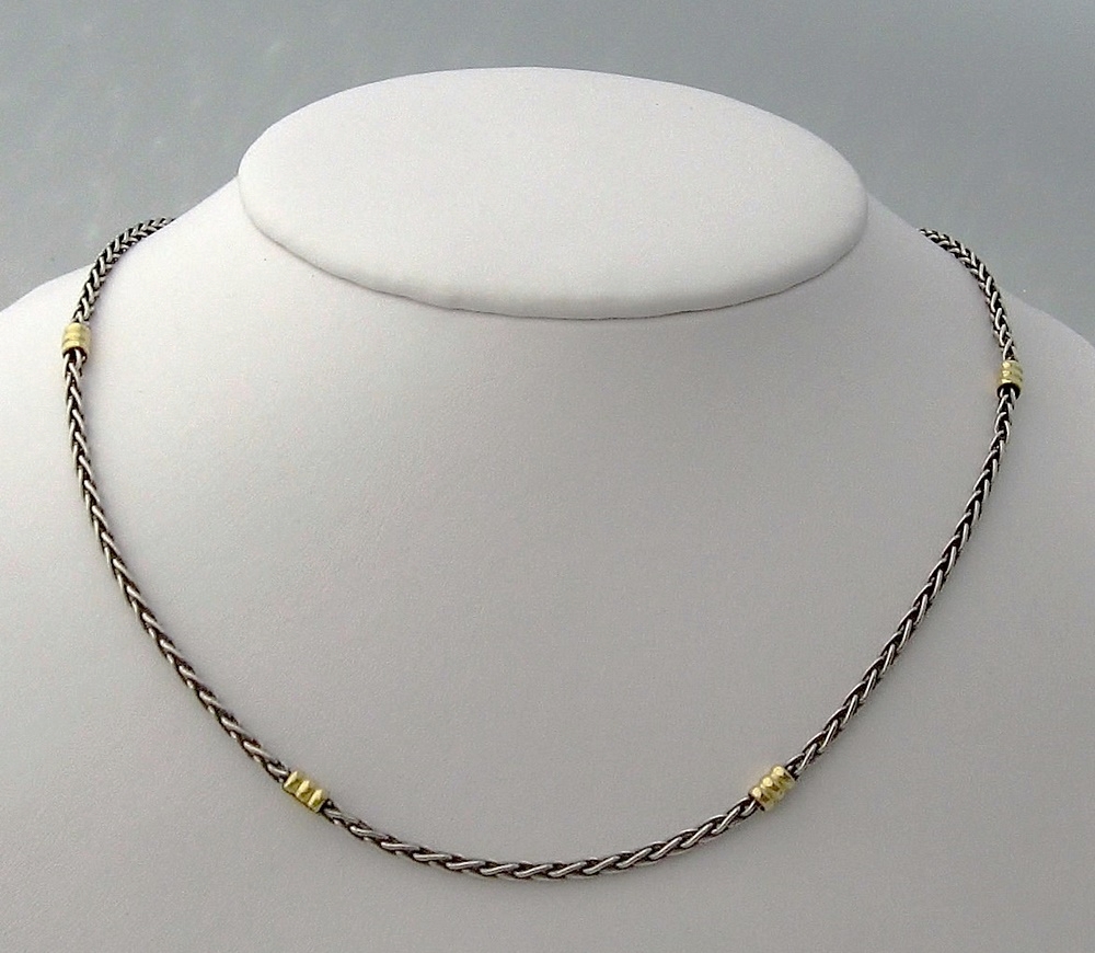wheat silver chain