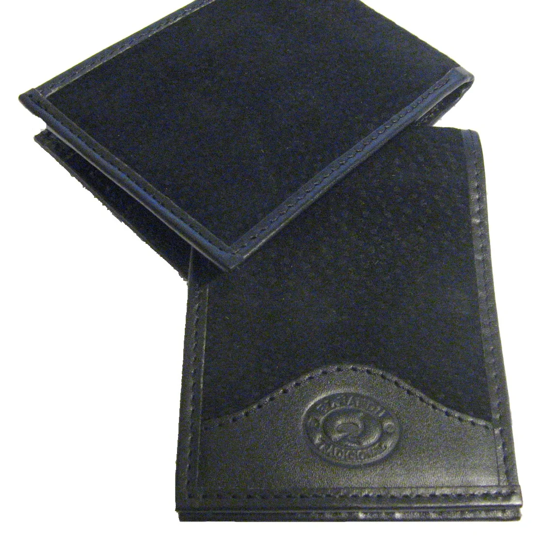 Negros (Black) Carpincho Hide Men's Billfold Wallet with Argentinean Cowhide Trim
