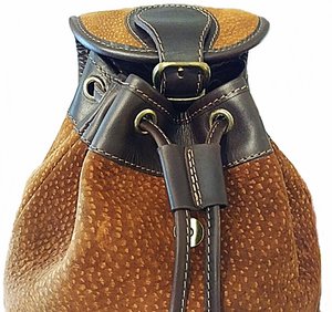 Exotic, Genuine Capybara / Carpincho w/ Argentinian Cowhide Leather Trim Handbag Satchel Bag - PM-28-C — Pieces of Argentina