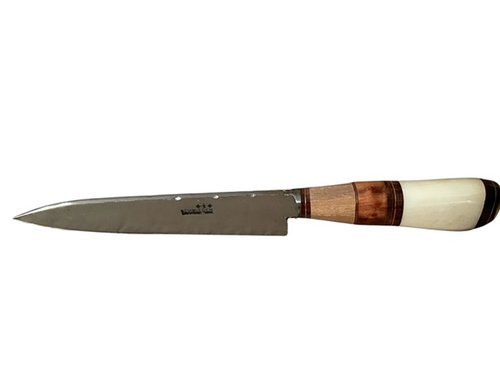 Amazing Hand-Crafted Argentine Carbon Steel BBQ Knife - Bone, Patagonia  Rosewood, Lignum Vitas Wood Handle - ARG-CUC214/1422 — Pieces Of Argentina