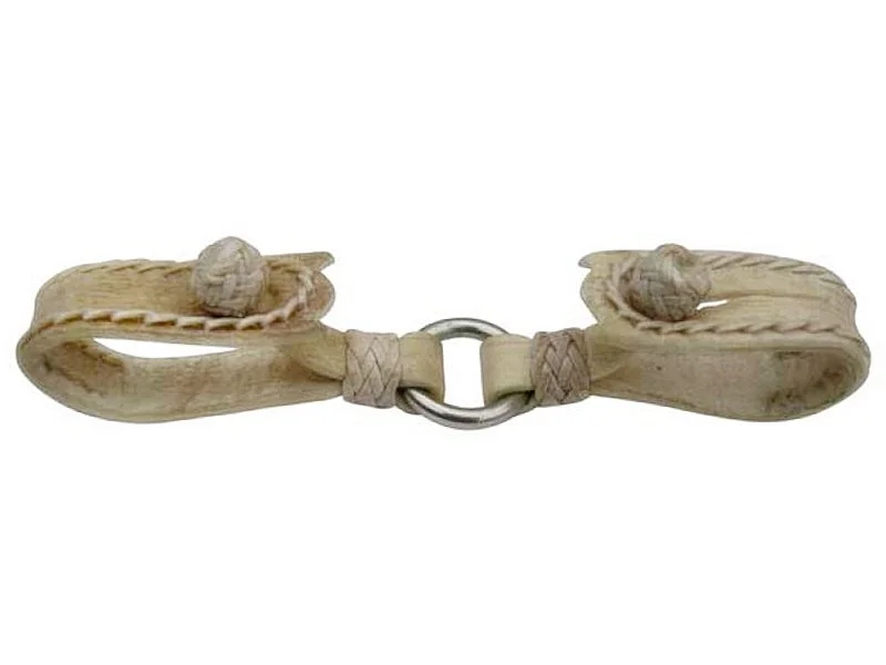 Hand Crafted Rawhide Double Key Ring Holder Gaucho Style! Hard to