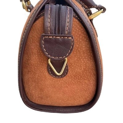 Exotic, Genuine Capybara / Carpincho w/ Argentinian Cowhide Leather Trim Handbag Satchel Bag - PM-28-C — Pieces of Argentina