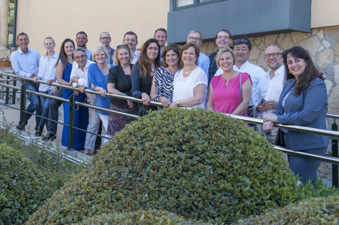 Partners, Dina Petrosky and Joanne Hogue join the GlobalCom team in Mallorca, Spain for its annual meeting (May 2017)