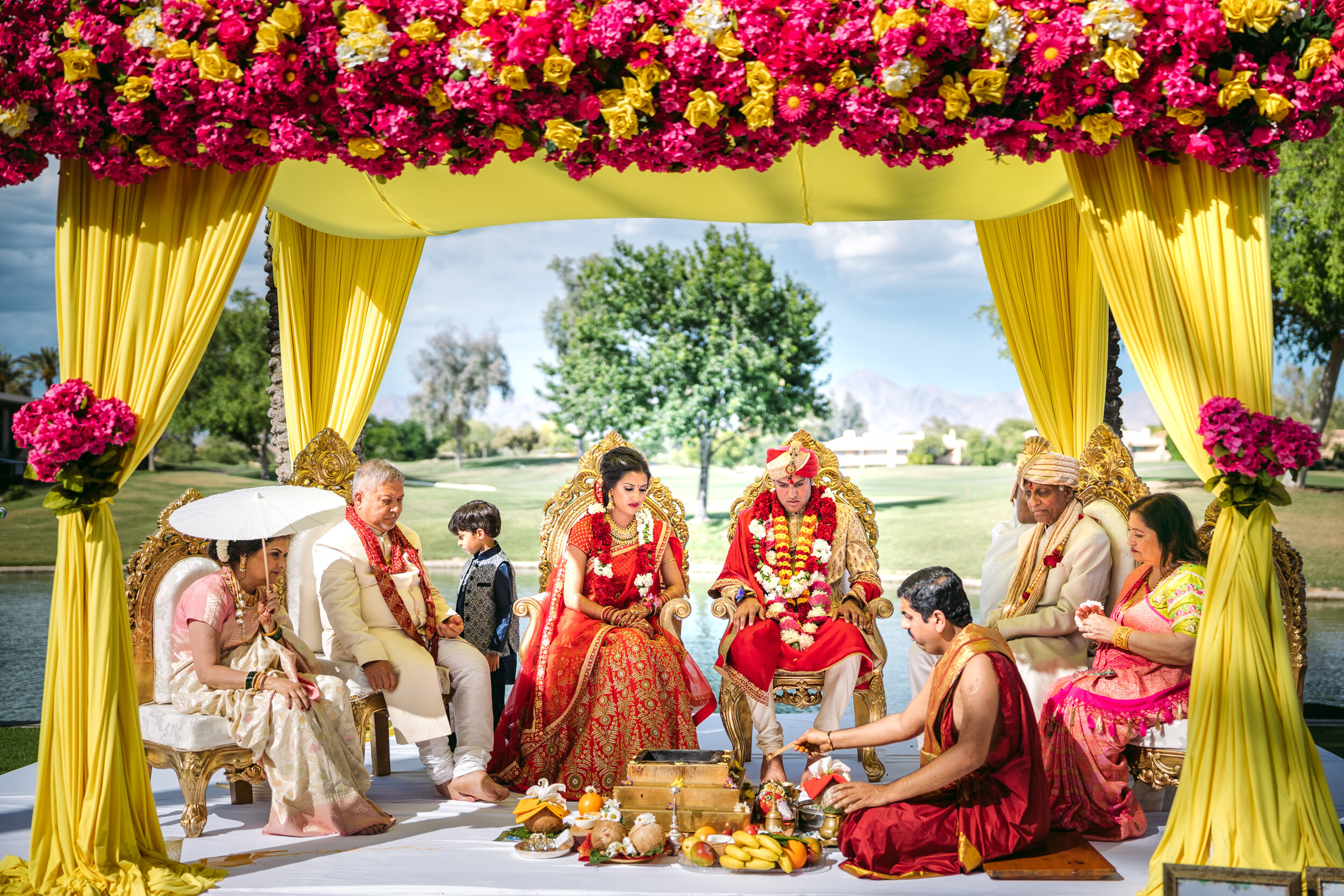 The Hindu wedding ceremony