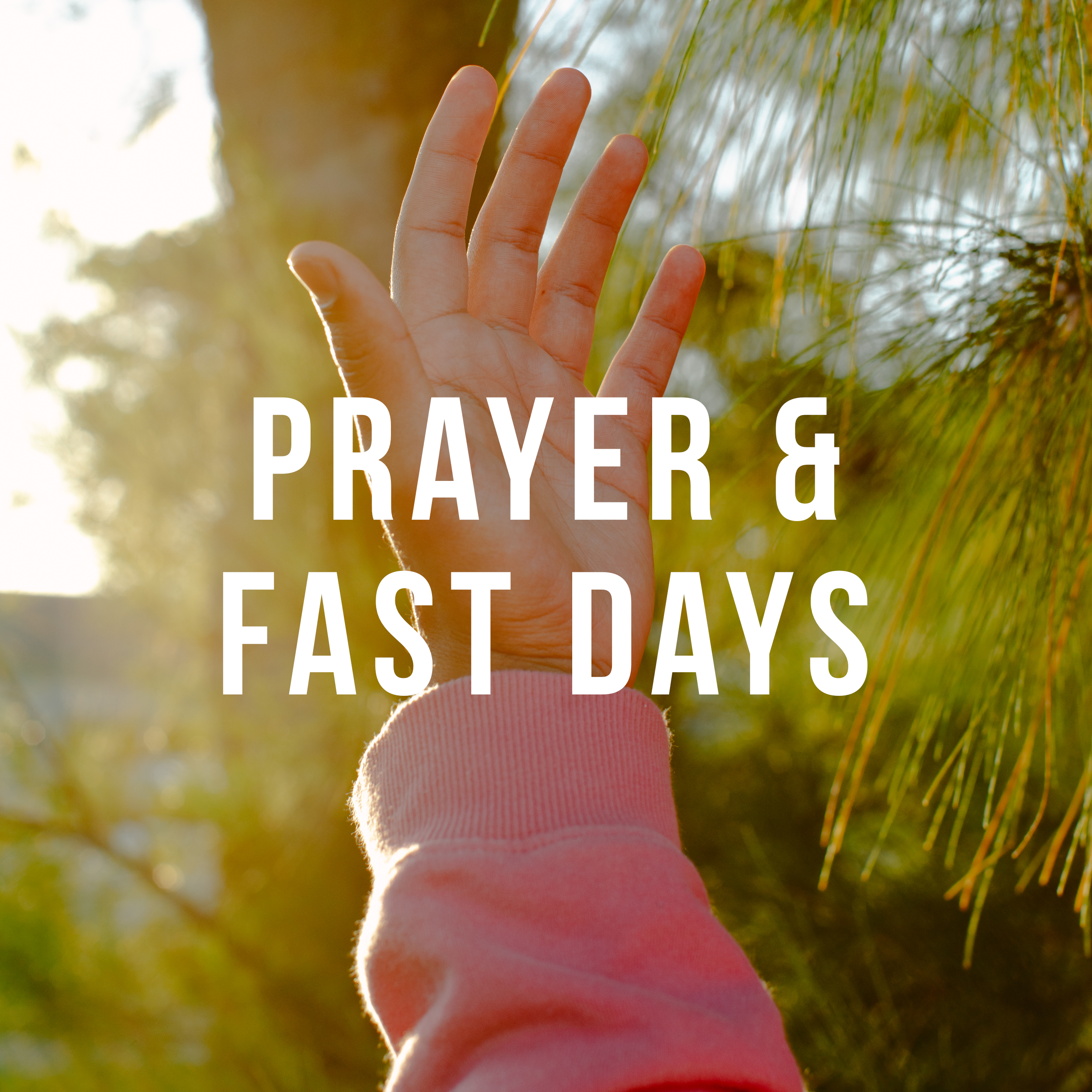Prayer &amp; Fast Days