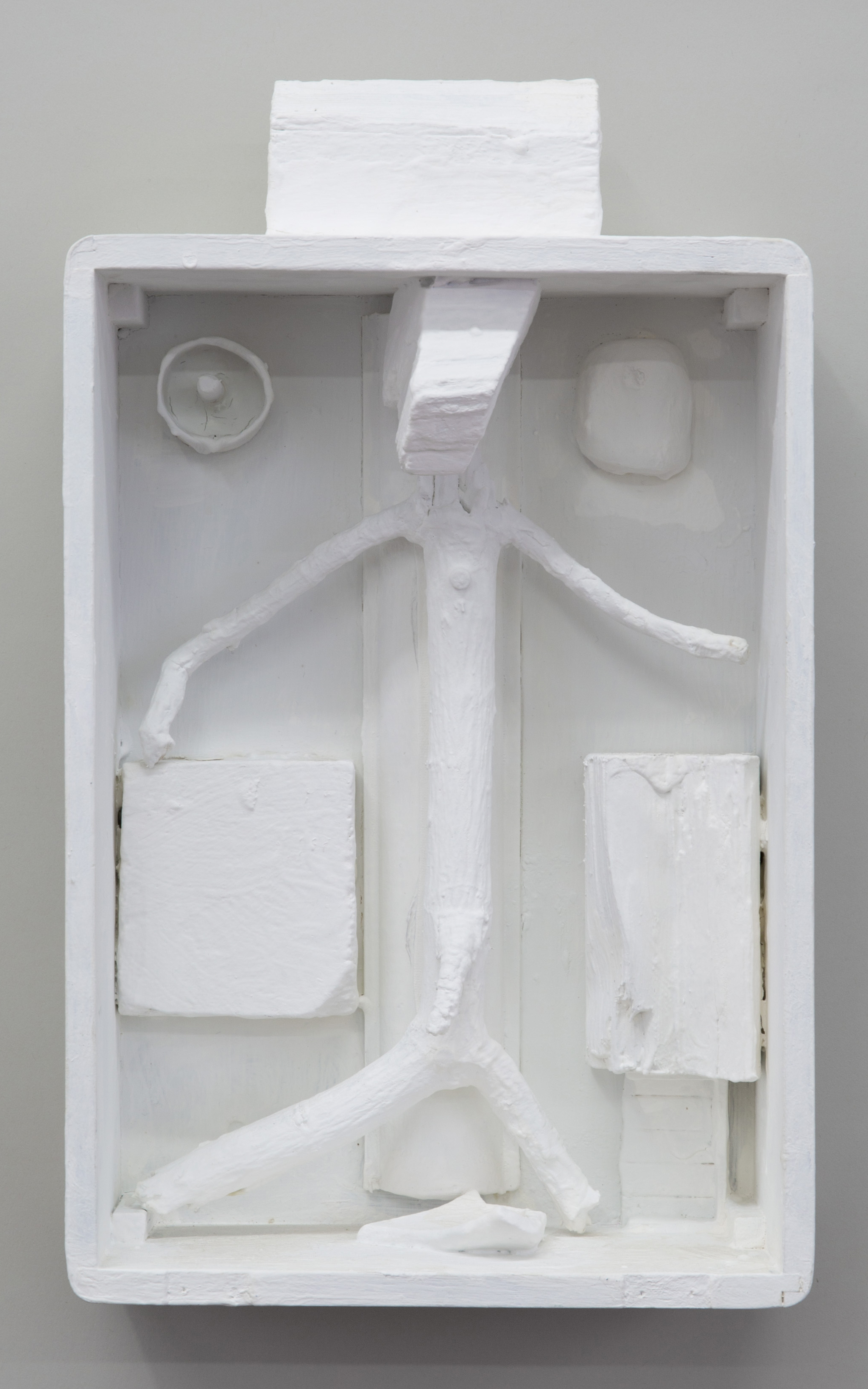 Untitled , 2008 painted wood and various materials 13 1⁄2 x 8 3⁄8 x 4 1⁄8 in