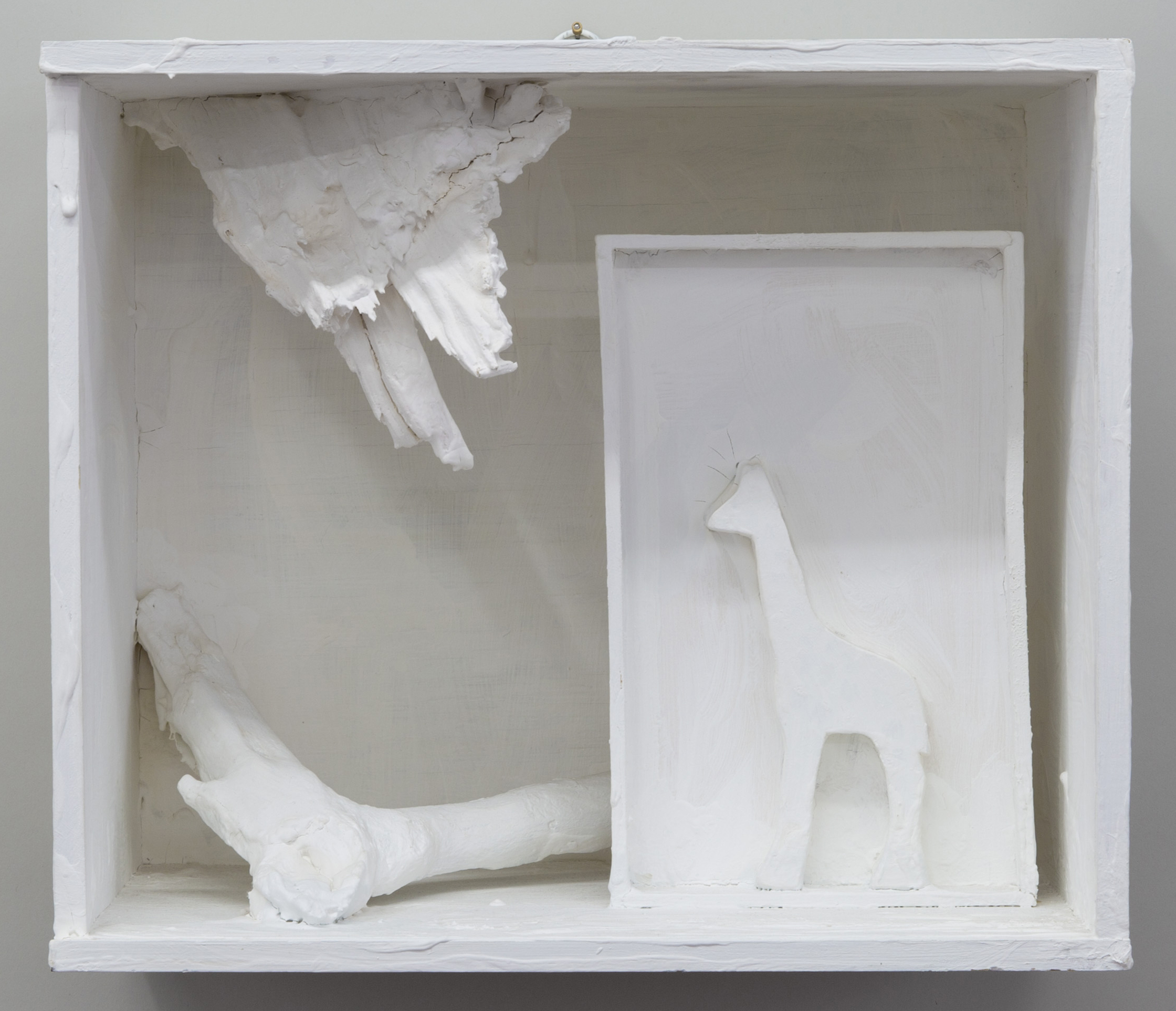 Untitled , 2010 painted wood and various materials 10 3⁄4 x 12 1⁄2 x 7 3⁄8 in