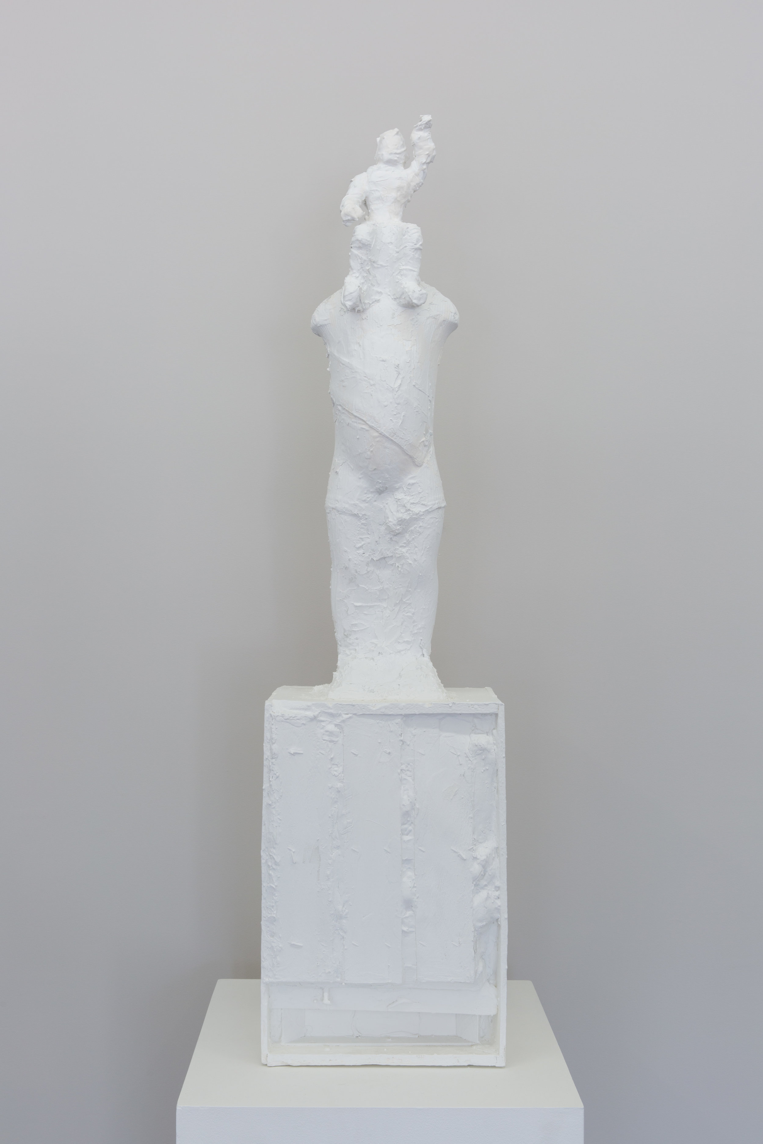 Torso I , 2016 painted wood and various materials