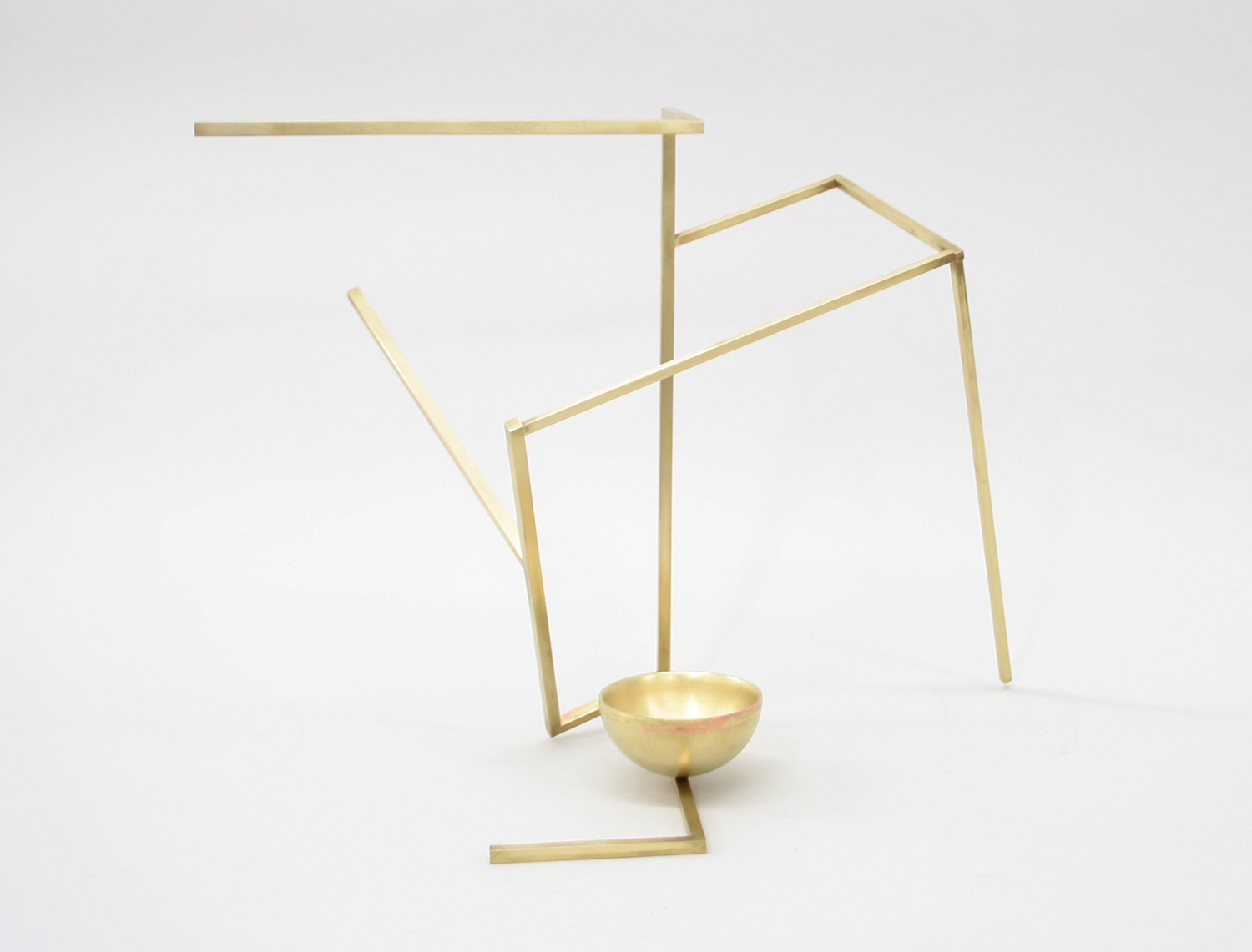 Untitled (S2.4) , 2017 brass 12 x 16 x 10 in