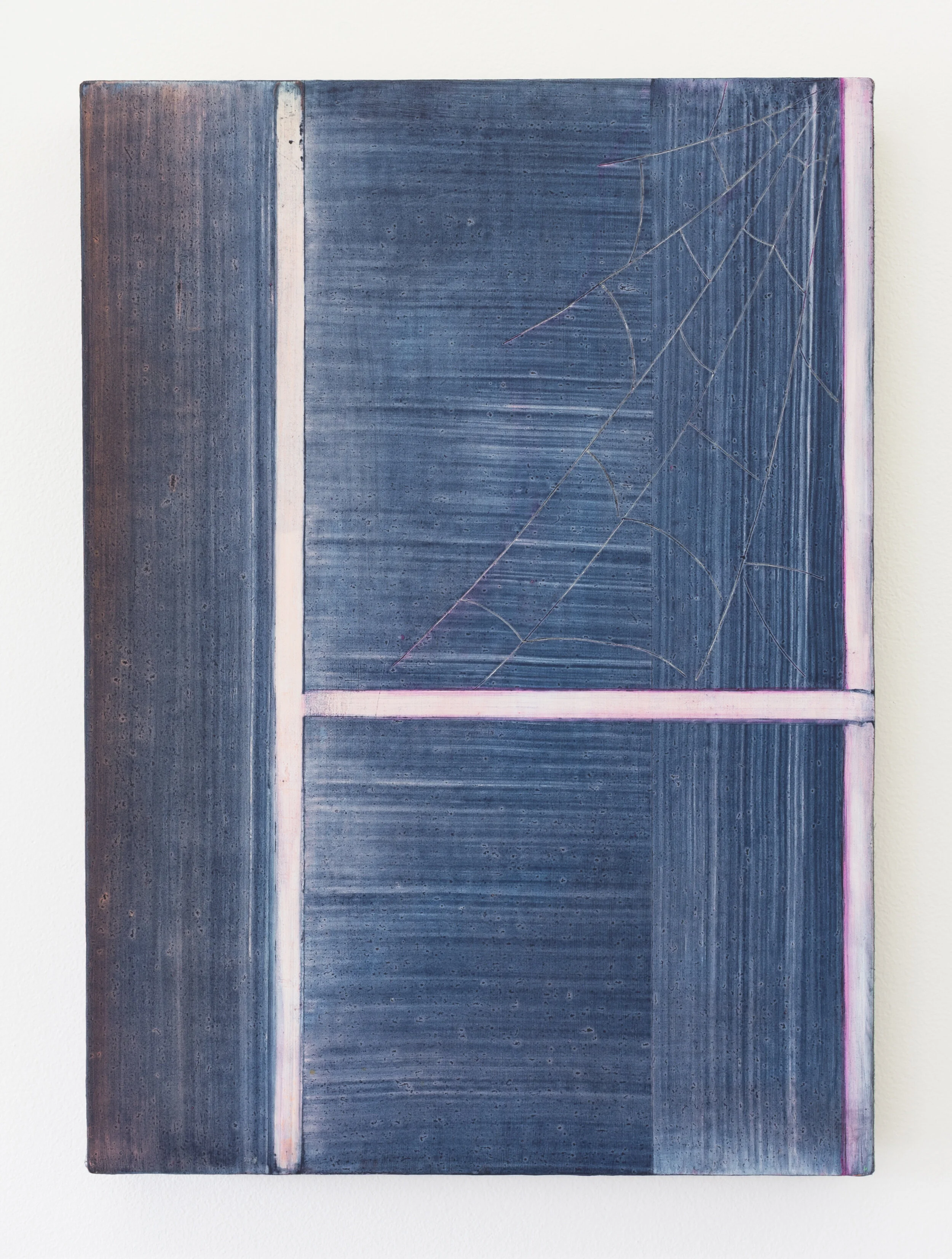 Lantern , 2018 oil, acrylic and enamel on linen wrapped panel 21 x 15 in
