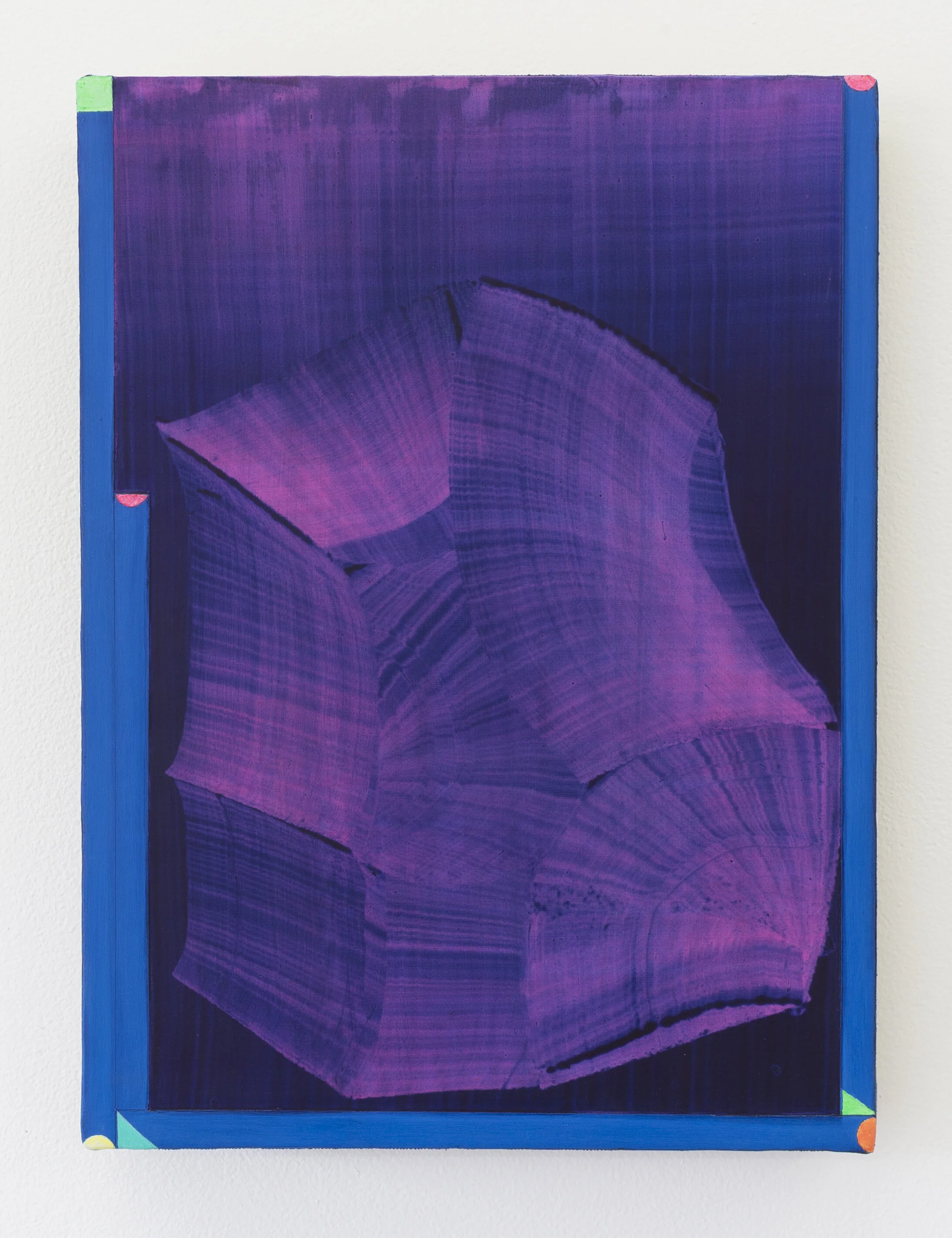 Force Field , 2019 oil, acrylic and flashe on linen wrapped panel 16 x 12 in