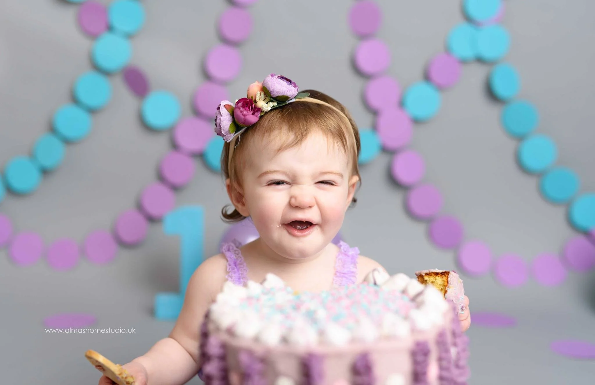First Birthday Celebration Cake Smash Photographer based in Dorset