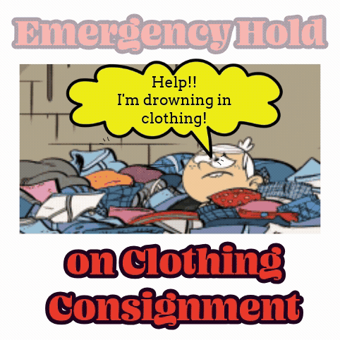 EMERGENCY HOLD ON CLOTHING CONSIGNMENT