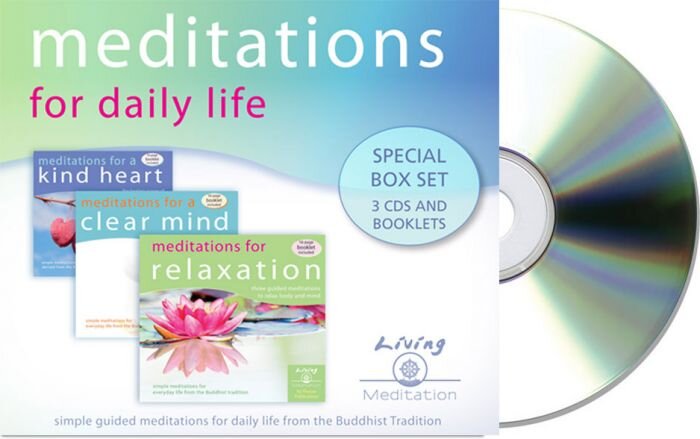 Some classes will be based on the Living Meditation Series of guided meditations, prerecorded versions of which are downloadable from Tharpa in MP3 format.