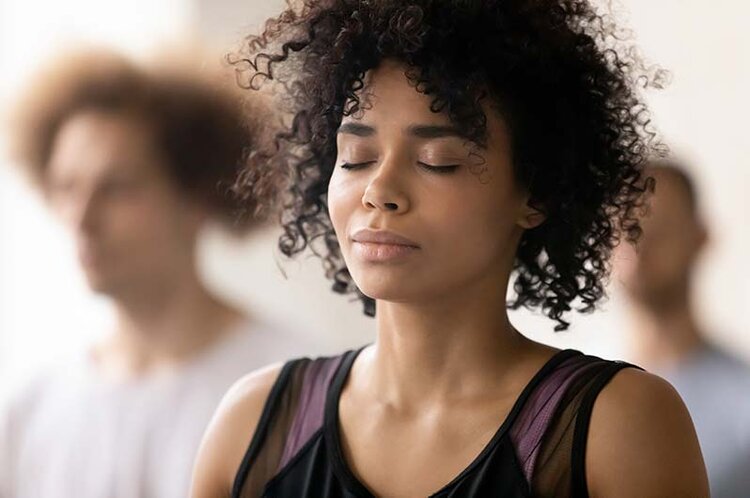 Woman Meditating