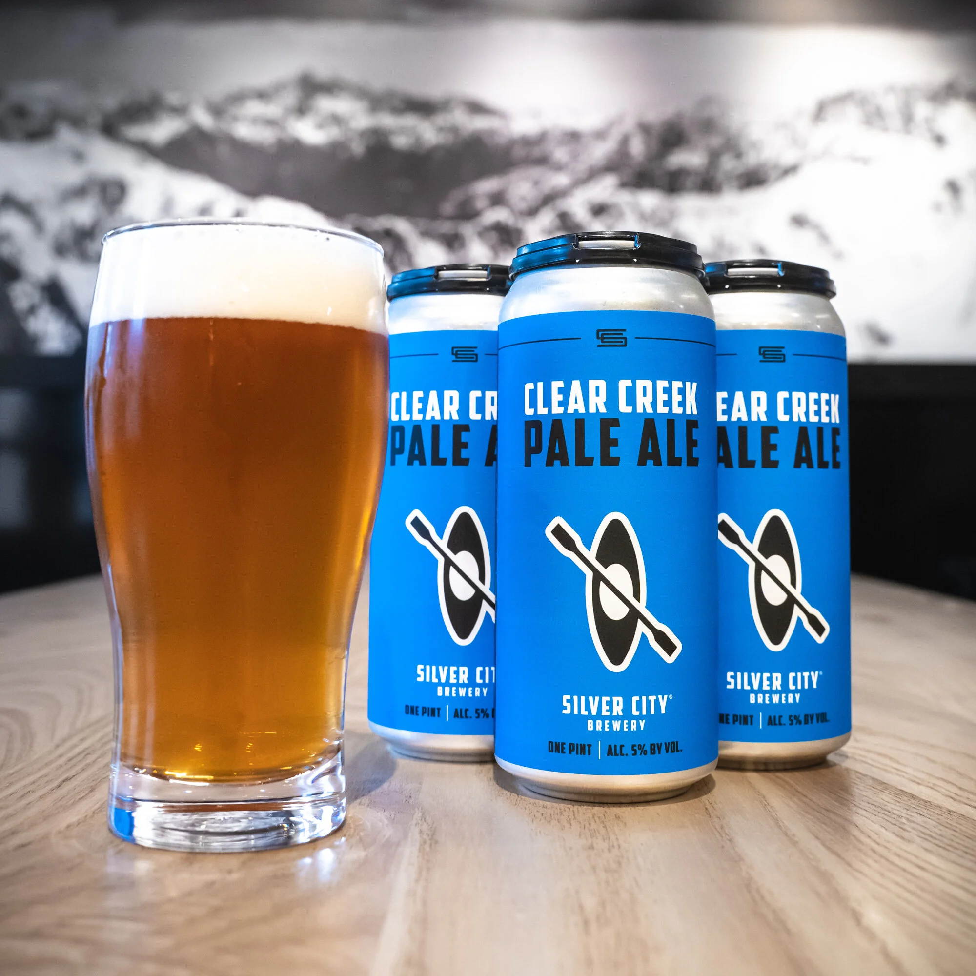 Clear Creek Pale Ale is BACK, Tuesday, February 21st, on tap and in 16oz cans for a limited time, exclusively at the #Taproom and @silvercityrestaurant 

ABV: 5% 
IBUs: 15 
 
Description: This one's for the "OG" Silver City Brewery fans, a 