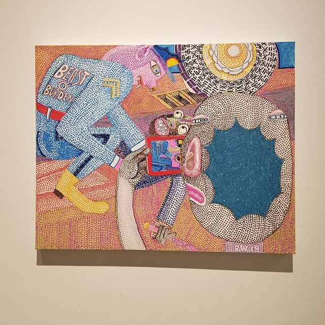 @peterwilliams7943 @luisdejesuslosangeles it was great seeing you! Congraaaats! #peterwilliams #pointalism #artistsoninstagram #art #luisdejesus #losangeles